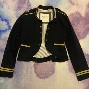 Women’s M Abercrombie & Fitch Vintage Navy Blue Blazer